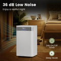 32 Pints 2000 sq ft Basement Dehumidifier with Drain Hose, 24H Timer & 3 Color Indicator, Quiet Portable Dehumidifier for Home, Bedroom, Bathroom