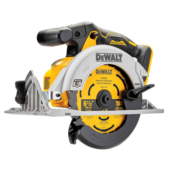 DeWalt DCS565B 20V MAX* 6 1/2 in. Brushless Cordless Circular Saw (Tool Only)